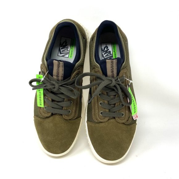 💖MEGA SALE💖Vans VN0A5F8O2JB Men's City CMT Utility Olive Green Canvas Low Top - Picture 6 of 10